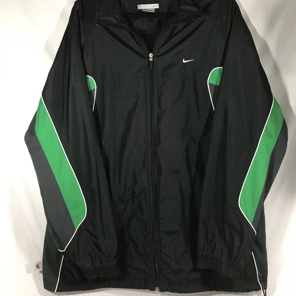 black vintage nike windbreaker